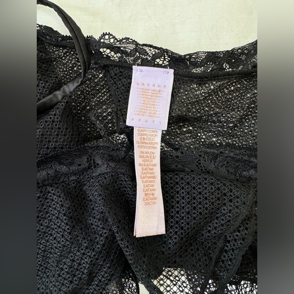 Savage X Fenty black lace cropped camisole - Picture 5 of 7